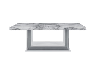 YLIME WHITE MARBLE COFFEE TABLE BASE