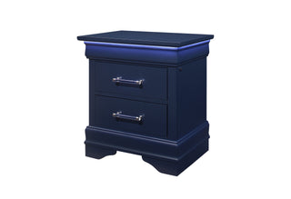 CHARLIE BLUE NIGHTSTAND WITH LED