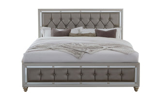 RILEY SILVER QUEEN BED
