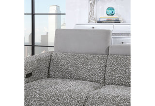 U8521 TAUPE/DARK GREY 36 POWER RECLINING SOFA