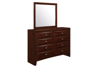 LINDA NEW MERLOT MIRROR