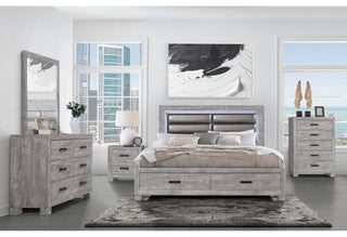 NOLAN GREY KING BED GROUP