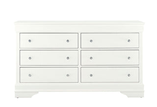 POMPEI METALLIC WHITE DRESSER