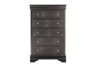POMPEI METALLIC GREY CHEST