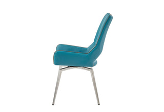D4878 TURQUIOSE DINING CHAIR