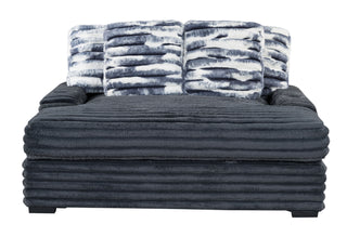 U8291 GREY LOUNGER SOFA WITH USB