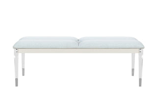 ORION GOLD BENCH WITH ACRYLIC LEGS