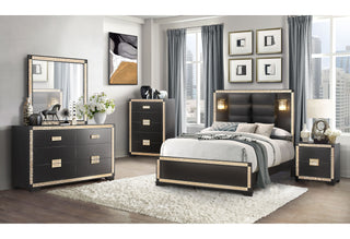 BLAKE BLACK/GOLD MIRROR