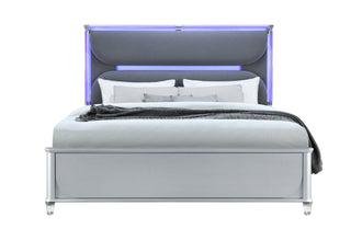 LANDO SILVER KING BED