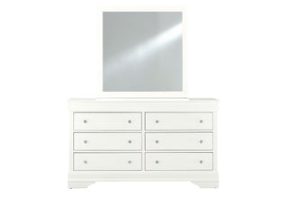 POMPEI METALLIC WHITE MIRROR