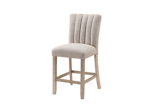 D8685 BEIGE BAR STOOL