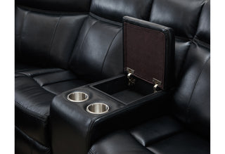 UM02 BLACK SECTIONAL