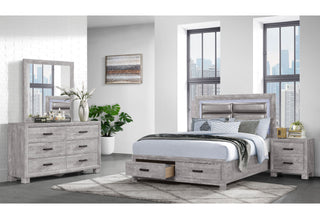 NOLAN GREY QUEEN BED HEADBOARD