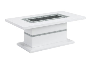 MONACO WHITE COFFEE TABLE COLUMN