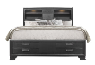 JORDYN GREY QUEEN BED