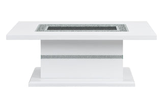 MONACO WHITE COFFEE TABLE