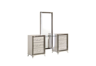 ZAMBRANO WHITE LAF VANITY DRESSER