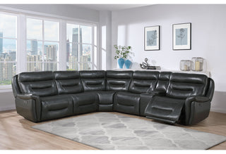 U8522 BLANCHE CHARCOAL LEFT SIDE 1 POWER RECLINER WITH USB