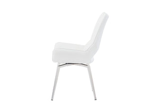D4878 WHITE DINING CHAIR