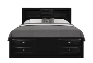 LINDA BLACK FULL BED