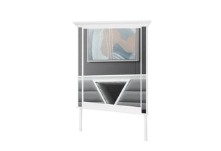 MARCO METALLIC WHITE MIRROR