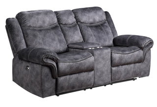 U2200 DOMINO GRANITE POWER CONSOLE RECLINING LS WITH POWER SWITCH