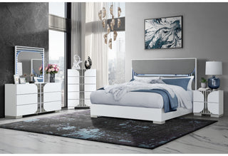 TALIA WHITE KING BED GROUP