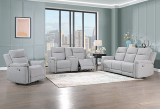 U1797 GREY RECLINING SOFA