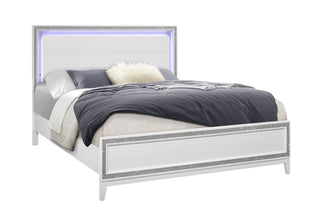 LILY WHITE KING BED