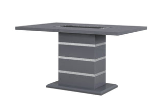 MONACO DARK GREY RECTANGULAR BAR TABLE