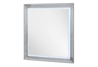 YLIME WHITE MARBLE MIRROR WITH LED