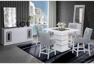 MONACO WHITE BAR TABLE