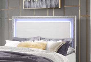 LILY WHITE KING BED GROUP