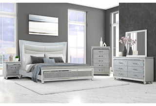 COLLETE WHITE FULL BED GROUP