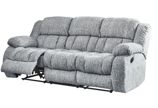 U250 GREY RECLINING SOFA